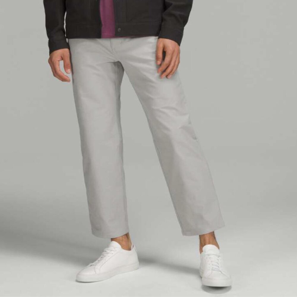 Lululemon ABC Relaxed-Fit Cropped Pant *Utilitech Seal Grey